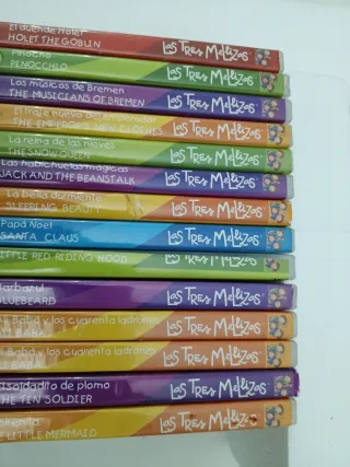 Las Tres Mellizas: Aprende Inglés DVD,todos 4 eu