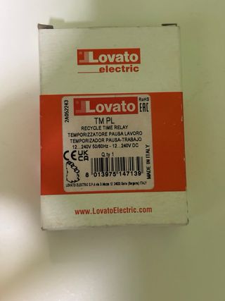 Temporizzatore Lovato TM PL