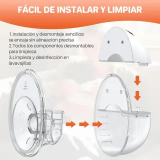 Sacaleches Manos Libres 4 Modos 12 Niveles