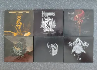 6 DISCOS BLACK METAL