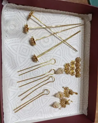 Aderezo fallero niña dorado