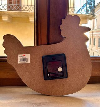 Orologio da parete gallo patchwork