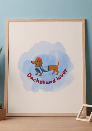 Lamina decorativa poster afiche decoracion perro
