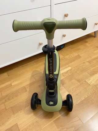 Patinete infantil 3 ruedas verde