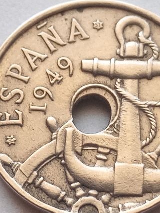 MONEDA DE 50 CTS. 1949*51 " ERROR- VER FOTOS"