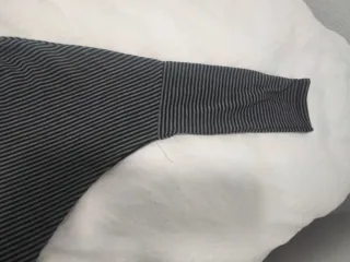 Camiseta de rayas gris talla única sin estrenar