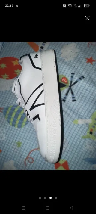 Sneakers Lacoste L001 bianche uomo