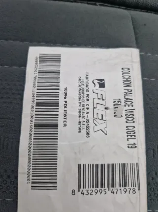 Colchón Flex Viscoelástico nuevo 150x190