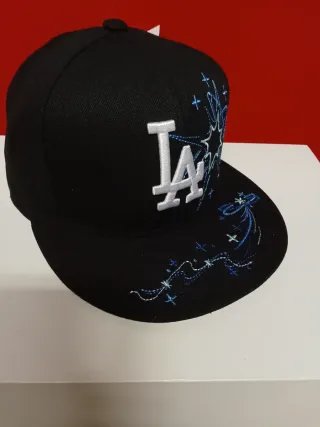 Gorra New Era 59Fifty LA Negra y Azul Talla 7.1/4