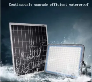 Faro LED Solare 3000lm + Torcia Testa