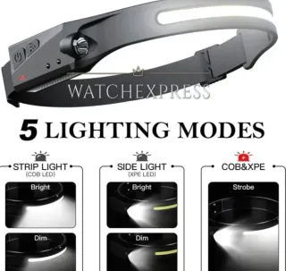 Faro LED Solare 3000lm + Torcia Testa