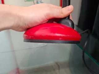 Lampada da tavolo vintage rossa