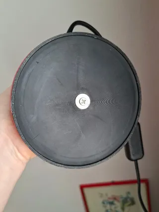 Lampada da tavolo vintage rossa