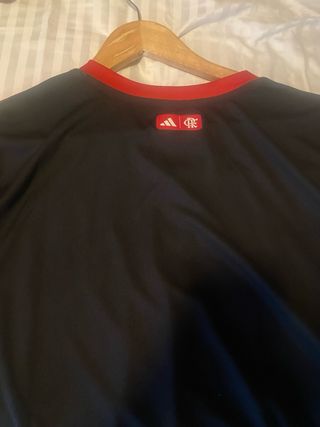 Camiseta Adidas Flamengo Roja y Negra