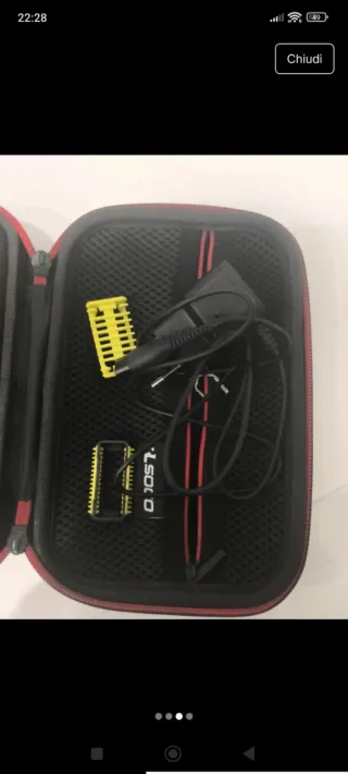 Philips One Blade rasoio nero/giallo