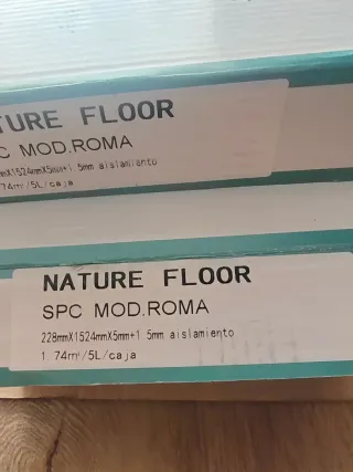 Tarima flotante vinílica