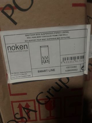 Bastidor bidé suspendido Noken