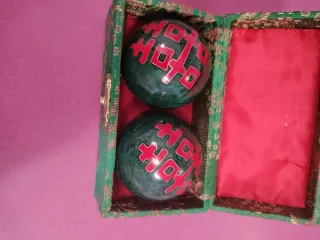 Bolas de meditación chinas con caja