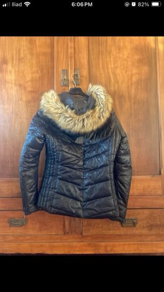 Giacca donna S con cappuccio e pelo