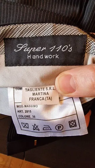 Abito Gessato Massimo Trend Tg.44