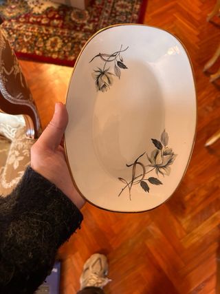 Vajilla Vintage Porcelana y Cristal