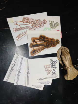 Sello mujer steampunk (+regalo)