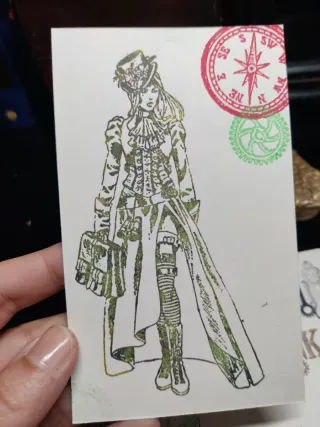 Sello mujer steampunk (+regalo)
