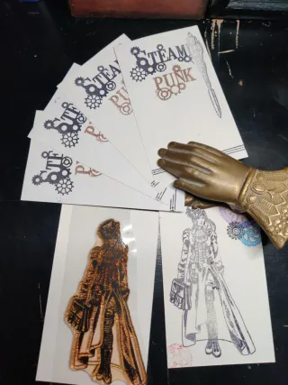 Sello mujer steampunk (+regalo)
