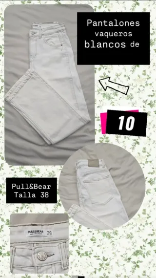 Pantalones vaqueros Pull&Bear Talla 38