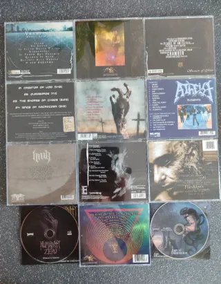 12 DISCOS BLACK METAL