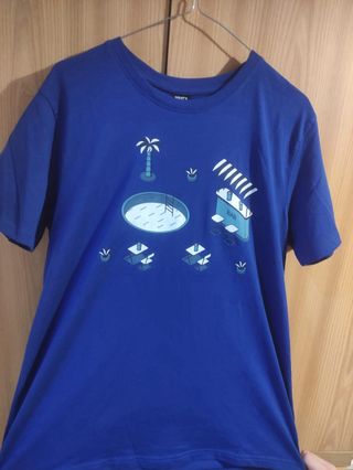 Maglietta uomo blu taglia M