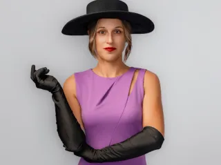 Vestido Rinascimiento Morado Talla S