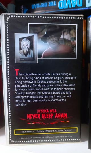 FREDDY RUSO A RUSSIAN NIGHTMARE ON ELM SYREET VHS