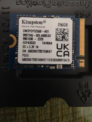 SSD Kingston 256GB M.2 NVMe PCIe 2230