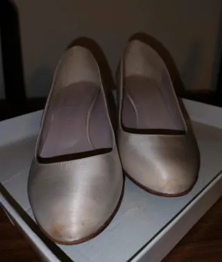 Scarpe eleganti tacco largo glitter