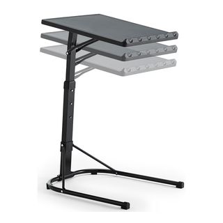 Mesa Auxiliar Plegable Ajustable Negra A ESTRENAR!