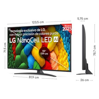 TV LG NanoCell 55 NANO81A 4K AI