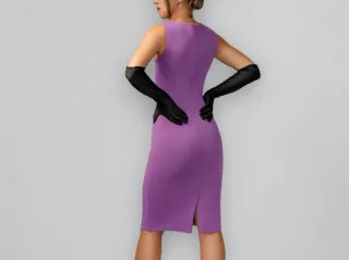 Vestido morado Rinascimento