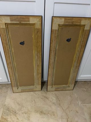 Set 2 Cuadros Flores Jarrones