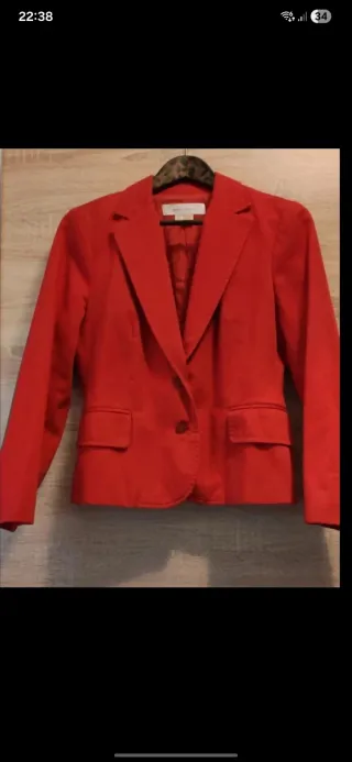 Blazer Zara Rojo