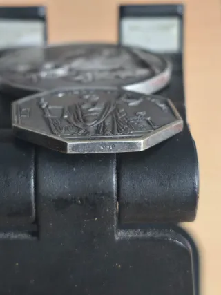 Medalla jetón plata Francia