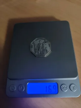 Medalla jetón plata Francia