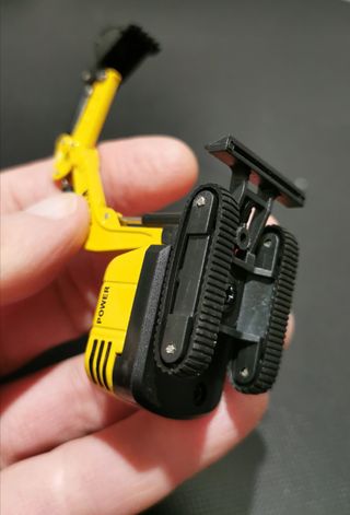 Excavadora escala 1:80 maqueta tren eléctrico H0