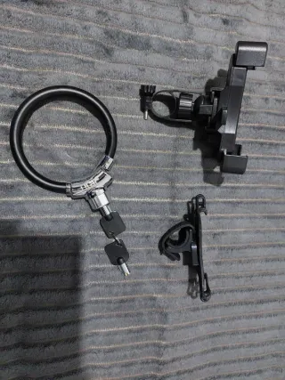 Cerradura bici y soportes móvil