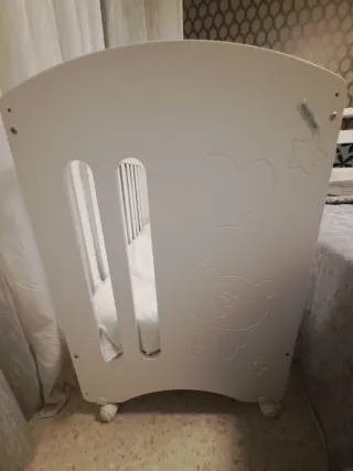 Cuna blanca de madera MI CUNA MARCA