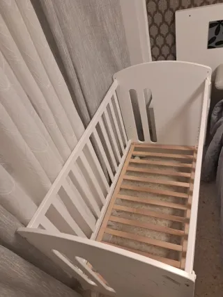 Cuna blanca de madera MI CUNA MARCA