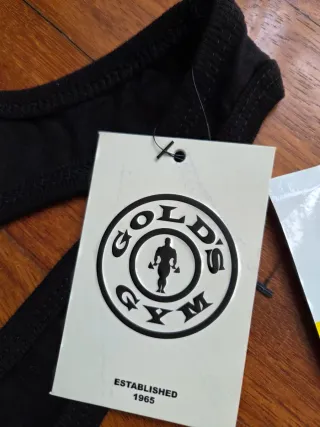 Camiseta Golds Gym Talla S Negra