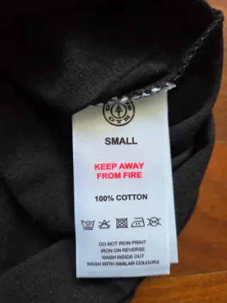 Camiseta Golds Gym Talla S Negra