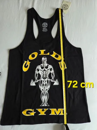 Camiseta Golds Gym Talla S Negra