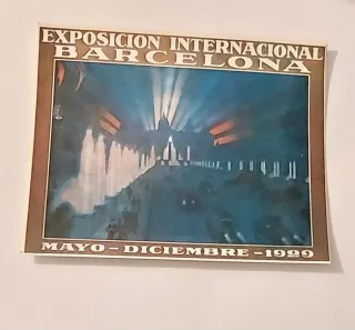 Postal Exposición Internacional Barcelona 1929